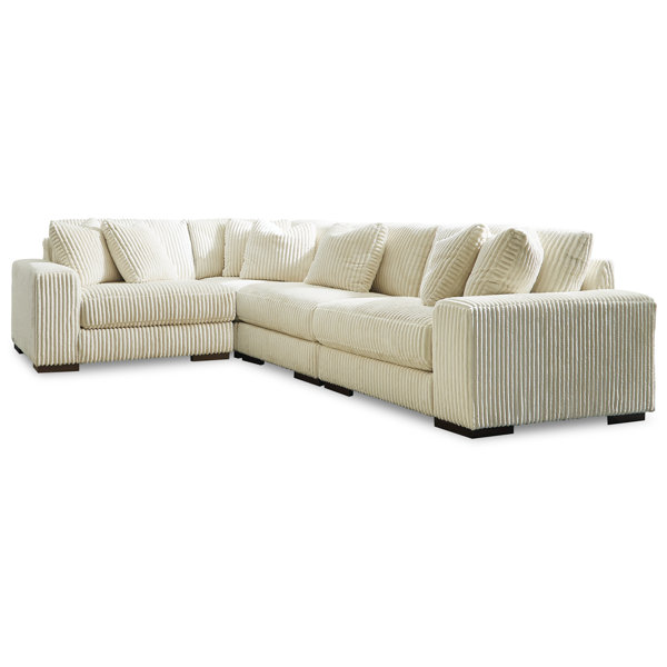 Hokku Designs Nicks 4 Piece Upholstered Sectional Wayfair